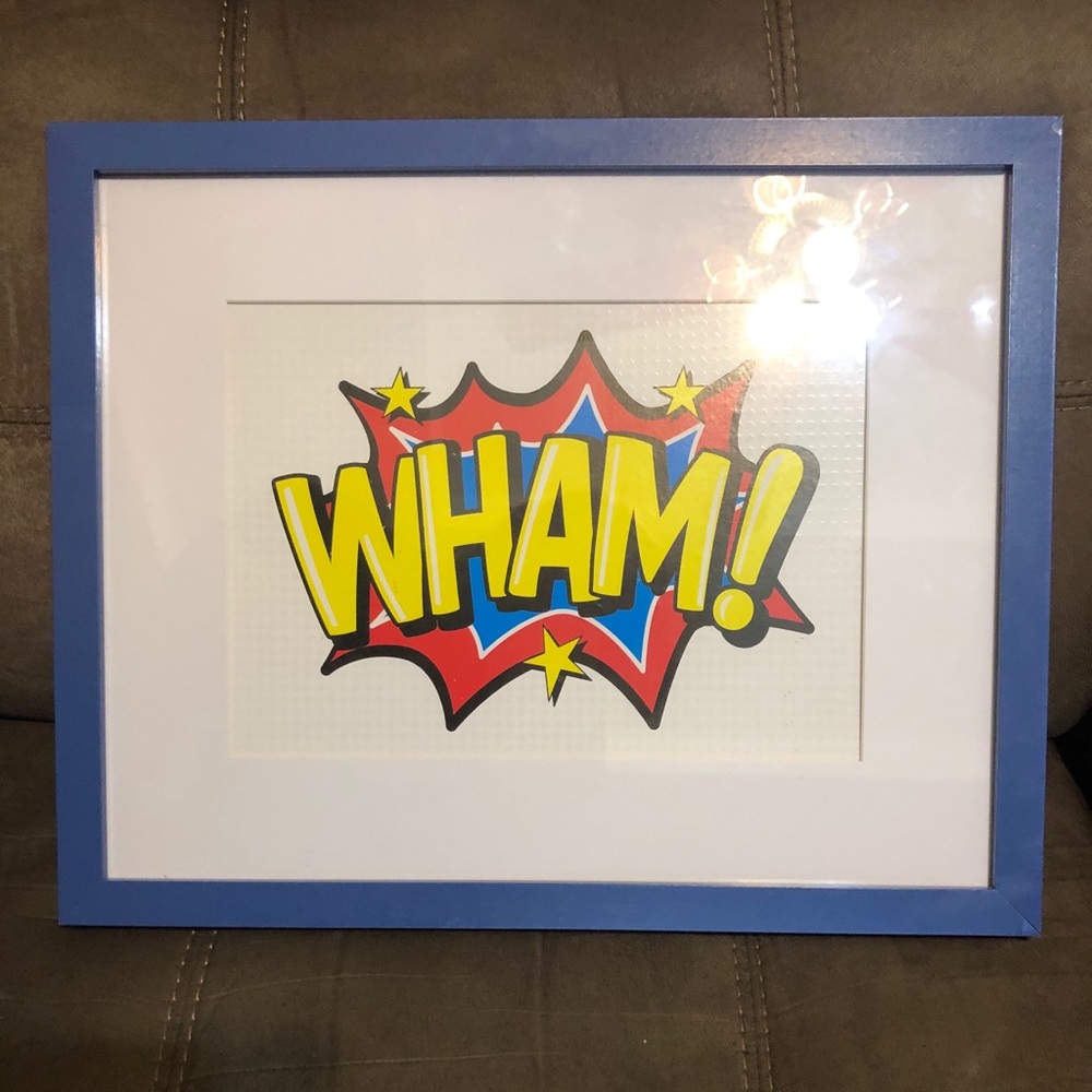 Wham! Superhero Wall Decor